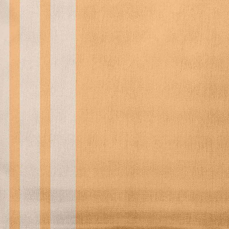 Coussin décoratif à rayures, Or pâle