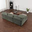  Ensemble de 2 fauteuils en velours Alameda-1185135111-1185135105
