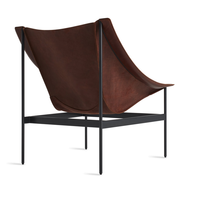 Heyday Lounge Chair, Chestnut Full Grain Leather