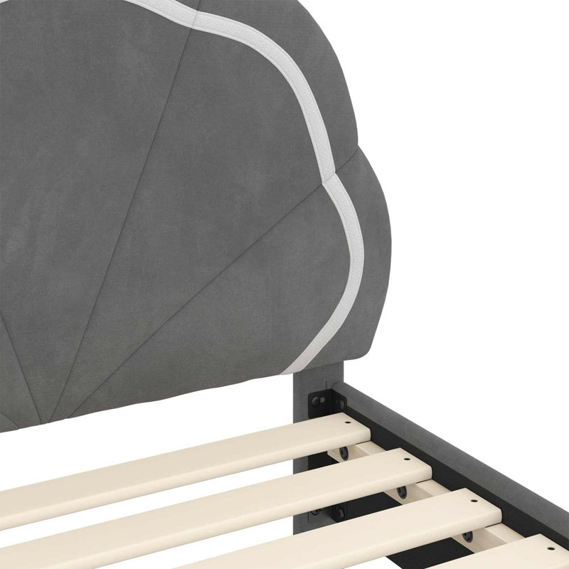 Bed Frame, Cot Bed / Toddler (70 x 140cm), Dark Grey