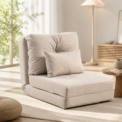Chaise d'appoint polyvalente capitonnée avec des pieds robustes pour diverses pièces