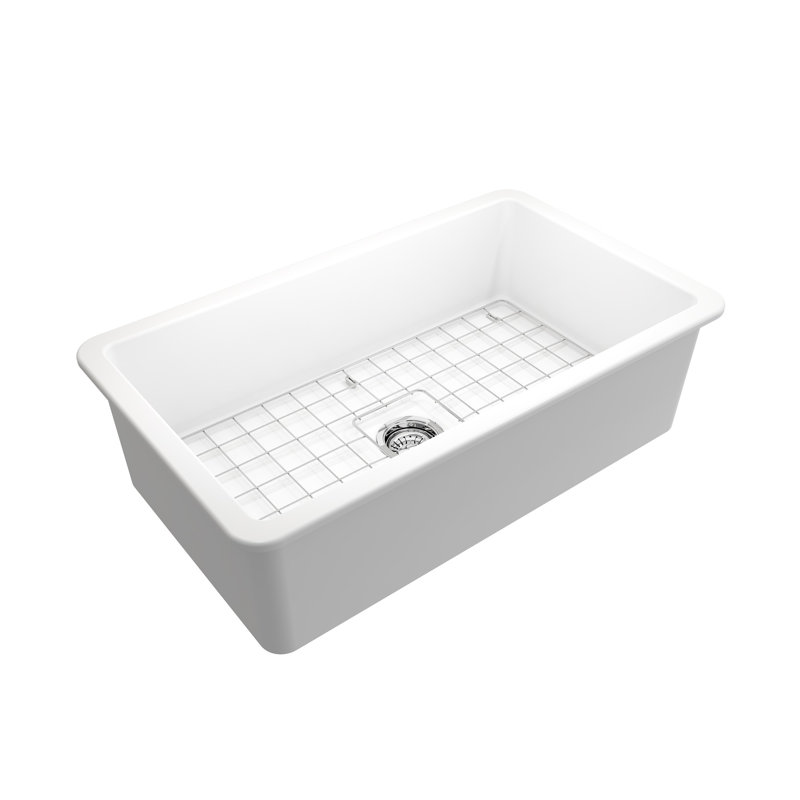32'' L Kitchen Sink, Matte White