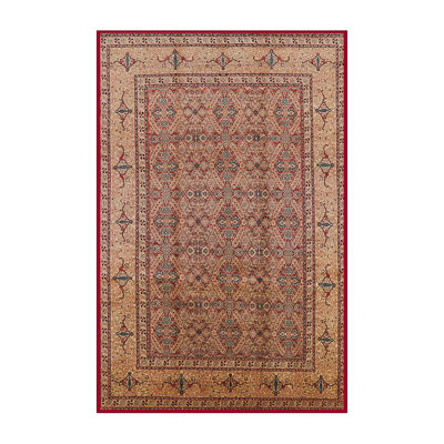 Tapis oriental rouge / jaune