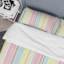 Ensemble de housse de couette en microfibre rose / jaune 2 pièces-948540721