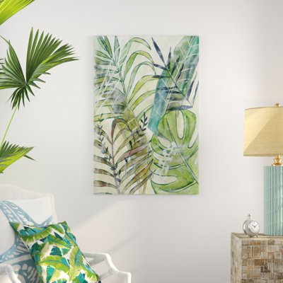 « layers palms i »-impression sur toile