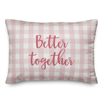 Plaid Throw Pillow