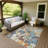 Machine Washable Indoor/Outdoor Gursevak ACN2246 Geometric Rug-1134456811