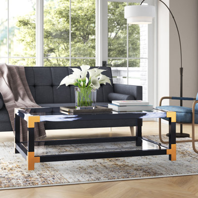 Beuna Glass Top Coffee Table