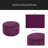 Upholstered Round Ottoman-114210817