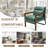 Dentrell Faux Leather Armchair-1717187835