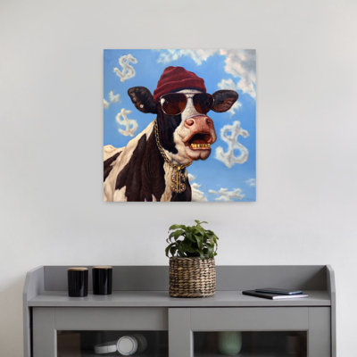 Art contemporain de la vache à lait