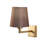 Modern Wall Lamp with Iron Body, Gold & Brown Finish, 11.8 x 9.4 x 11.8 inches | E27 Socket, Max 40W, IP20 | Elegant Scandinavian Design, Perfect for Living Room & Bedroom Lighting, Stylish Fabric Cap-1736471219-1736471208