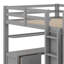 Loft Bed With Drawers,Desk,And Wardrobe-106491189