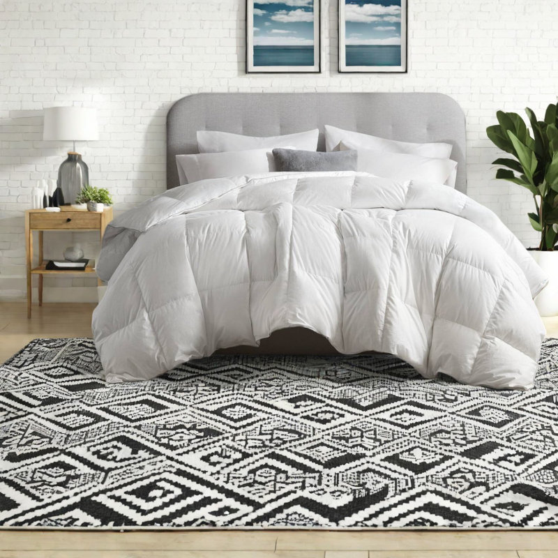 Premium Goose Down Bedding Sets, Cotton Shell Comforter, All-season Home Use
