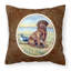  Coussin 14 "chocolat Labrador