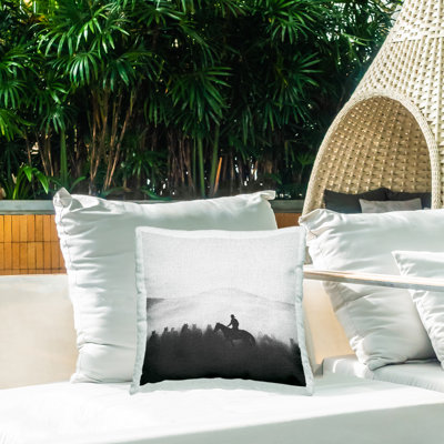 Polyester Throw Square Indoor/Outdoor Pillow Cover & Insert by Katrina Craven