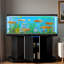 Support pour aquarium moderne avec prise de courant et armoire de rangement