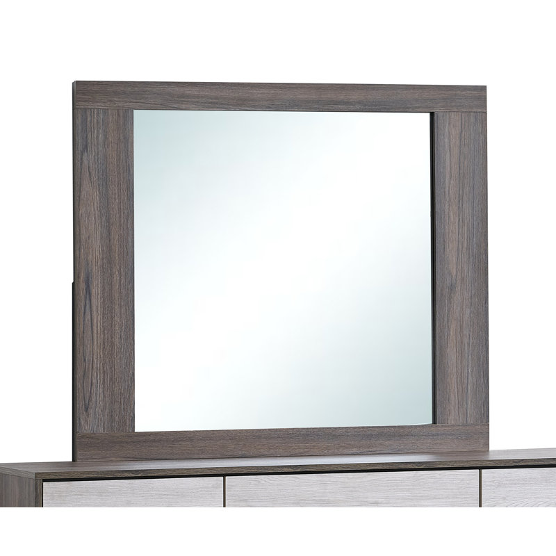 Aberdeen 6579EA355E2449A7AF003A64E5F164B5 Mirror , Gray/Oak
