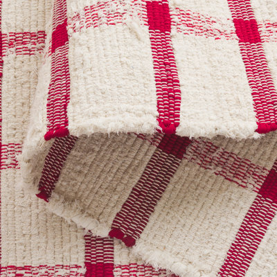 Tapis Montauk 322 ivoire / rouge
