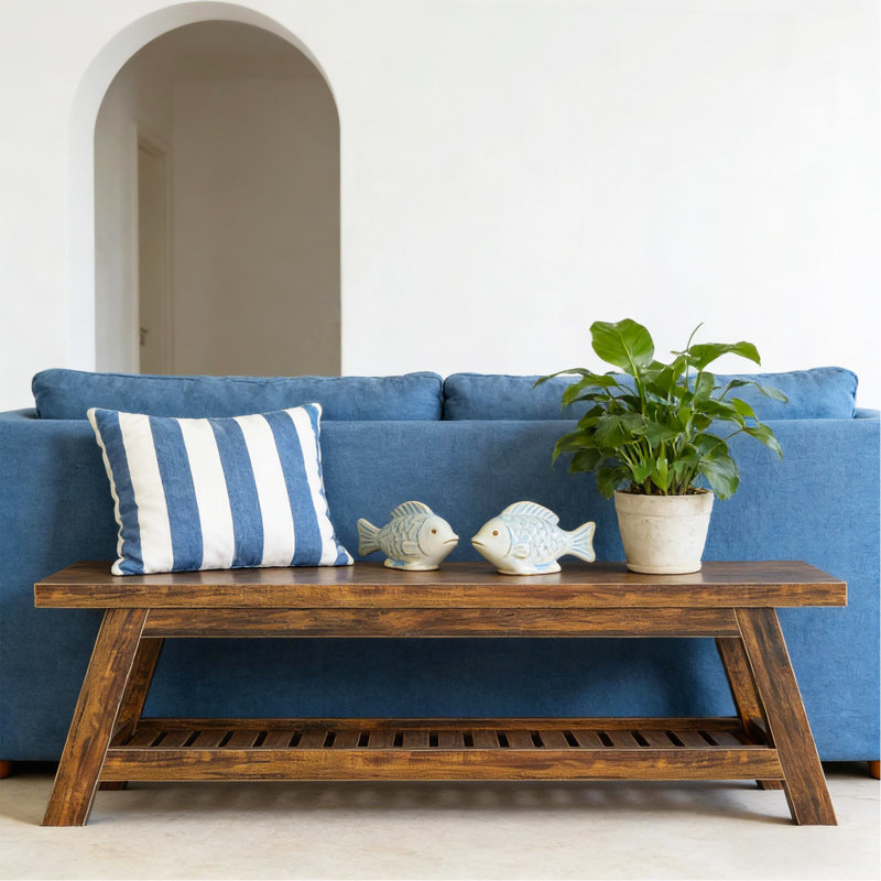 2-Tier Entryway Bench,Storage Side Table,Foyer Seating Bench,Entryway Table