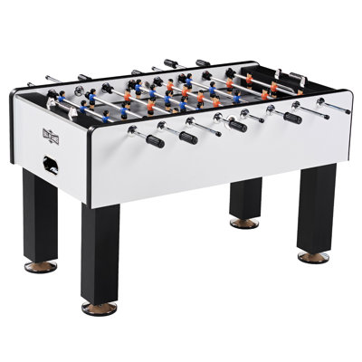 Table de jeu Hallix de 56 po de taille standard, durable et élégante avec ballons de soccer de table de téléphone, idéale pour les salles de jeux familiales