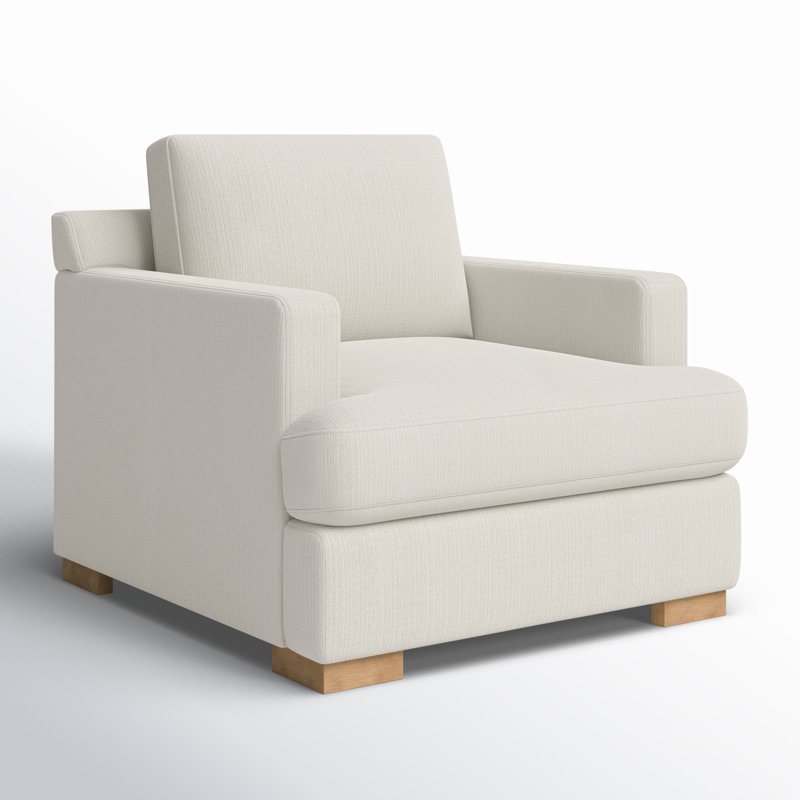 Fauteuil de 35 po de largeur Byers, Lin Performance Effie