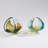 Duet Bowl-Turquoise/Beige