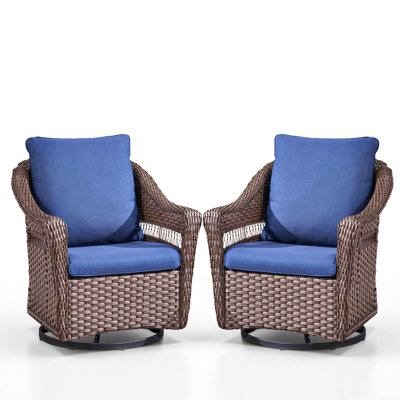 Ensemble de 2 chaises pivotantes Quirama