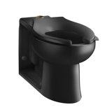 Anglesey™ Floor-Mounted Wall-Outlet 1.6 GPF Flushometer Valve Elongated Bowl with Top Inlet
