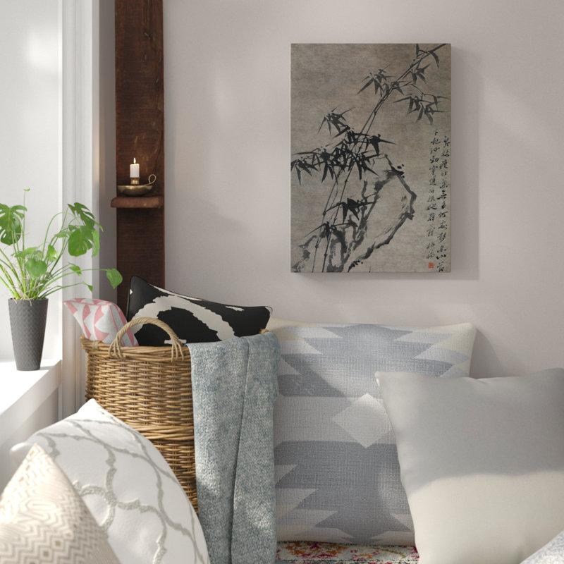 Zheng Xie - Wrapped Canvas Painting, 60cm H x 40cm W