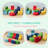 Kids Sofa Set, Daycares Chairs For Toddlers Activities, Colorful Modular Flexible Seating Set For Home Preschool Playroom, 10 Piece-121785152