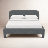 Emmie Platform Bed In Solaz Denim