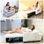 Siège souple 34 W à 180 ° avec charge USB et support pour téléphone, petite chaise de chambre à coucher, fauteuil d'appoint beige-232559733