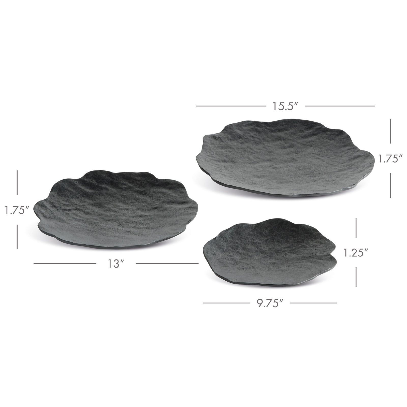 Decorative Tray, Black Patina