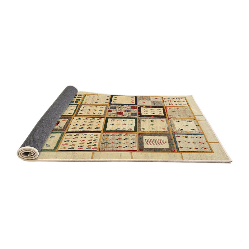 Tapis beige / doré / noir Hilde Southwestern, Rectangle 6 pi x 9 pi