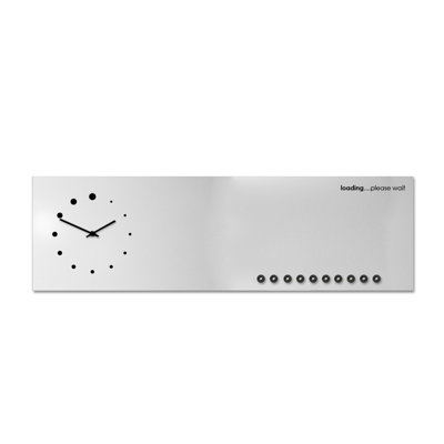 Loading Please Wait Clock Magnetic Wall Mounted Combo Board