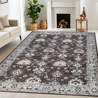 Tapis d'intérieur 100% floral Flara