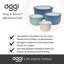 Prep & Serve Bowls, Set of 4 w/ Lids (0.7, 1.4, 2.6, 4 qt)