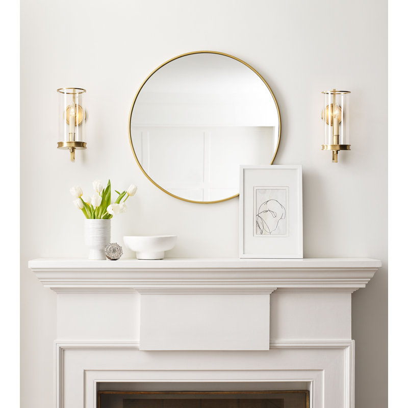 Chapman & Myers Glendon Small Hurricane Sconce, Bronze