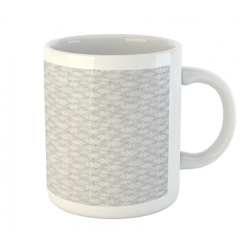Grande tasse à café flèches flocons de neige