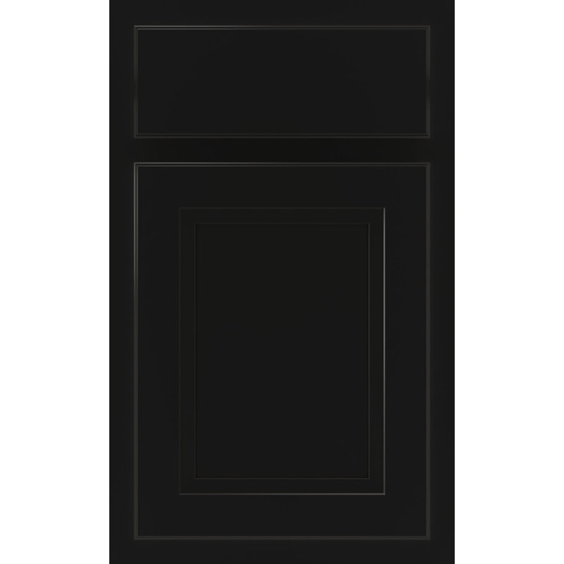 Dwelling Value Lanning Door Sample, Black, Maple