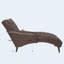 Chaise longue avec accoudoirs et chaise longue rembourrée-129598937
