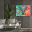  «Buck Antler» par Dean Russo, art mural sur toile, 54 po x 40 po
