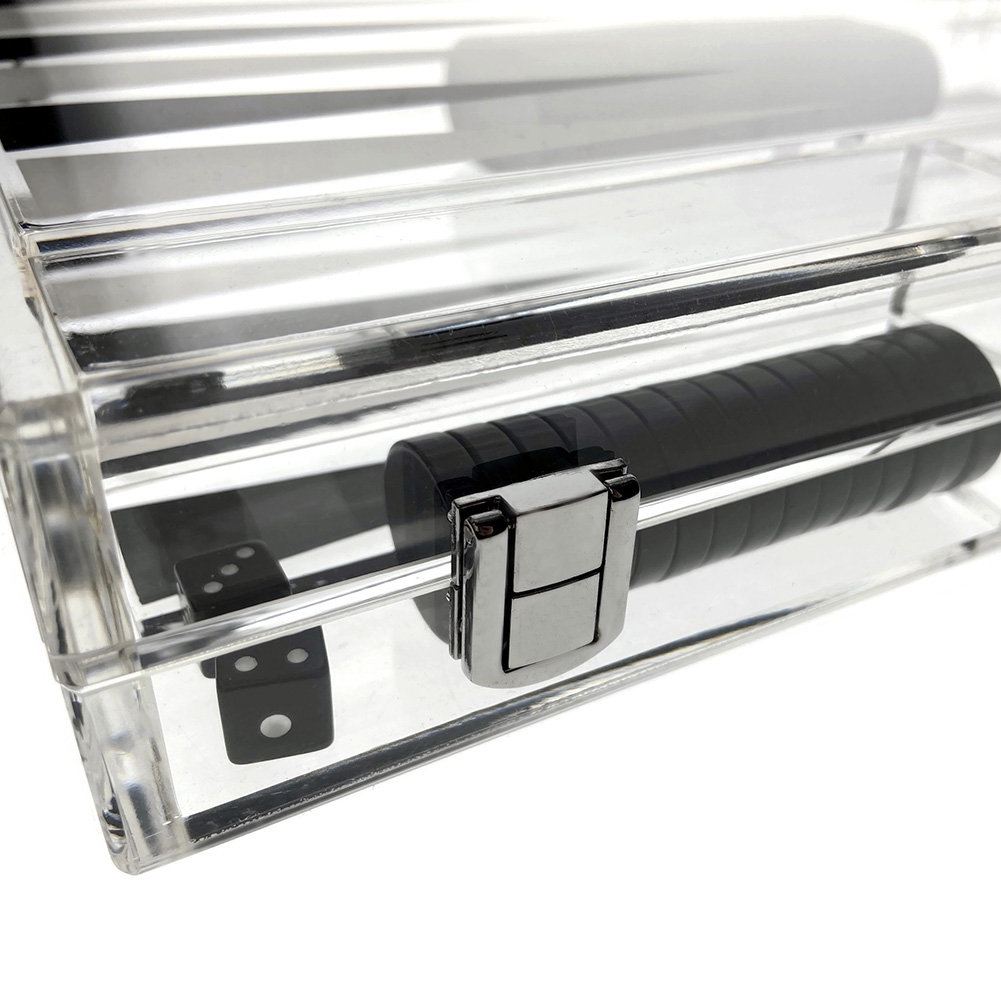 Luxe Backgammon Game Set, Black