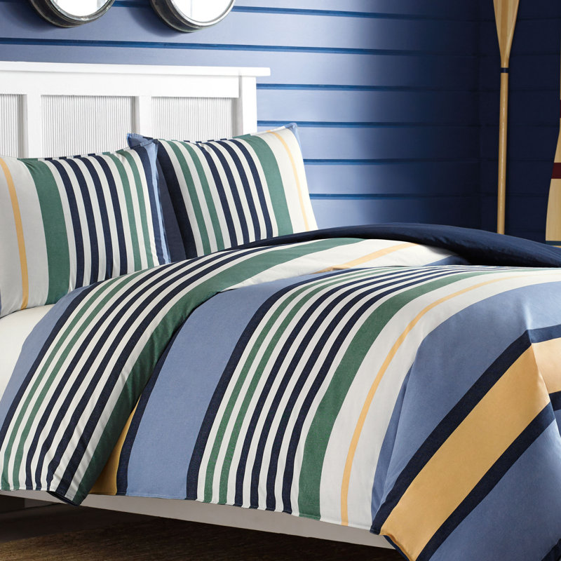 Ensemble d'édredon réversible en coton Nautica Dover, Complet/Double