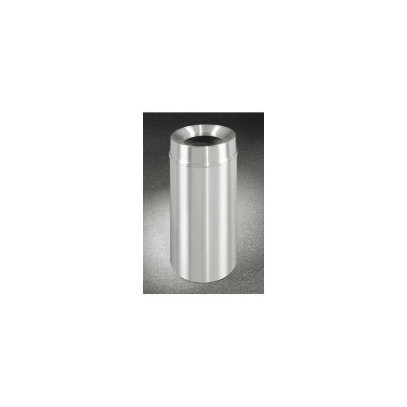 New Yorker Aluminum Open Kitchen Trash Can - 12 Gallons