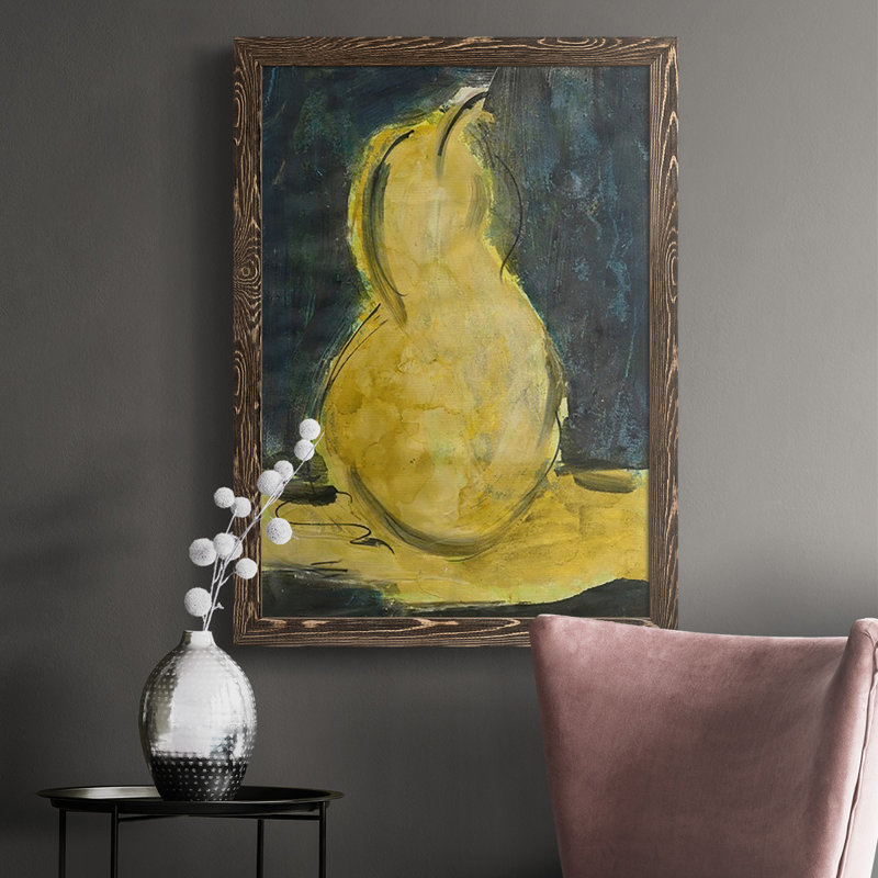 Fazilet Urban Pear II - reproduction de photo sur toile, H 37,5 po x l 27,5 po x P 1 po, Noyer