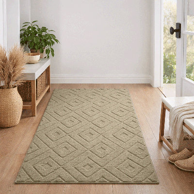 Luxury Hight Low Square Area Rug For Hallway Bedroom Children Room