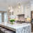 1-Light Nickel Pendant Light For Kitchen Dining Room