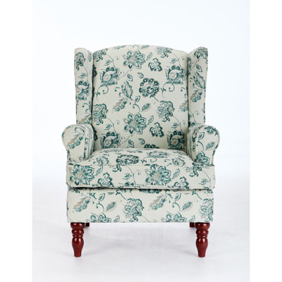 Upholstered Fabric Armchair